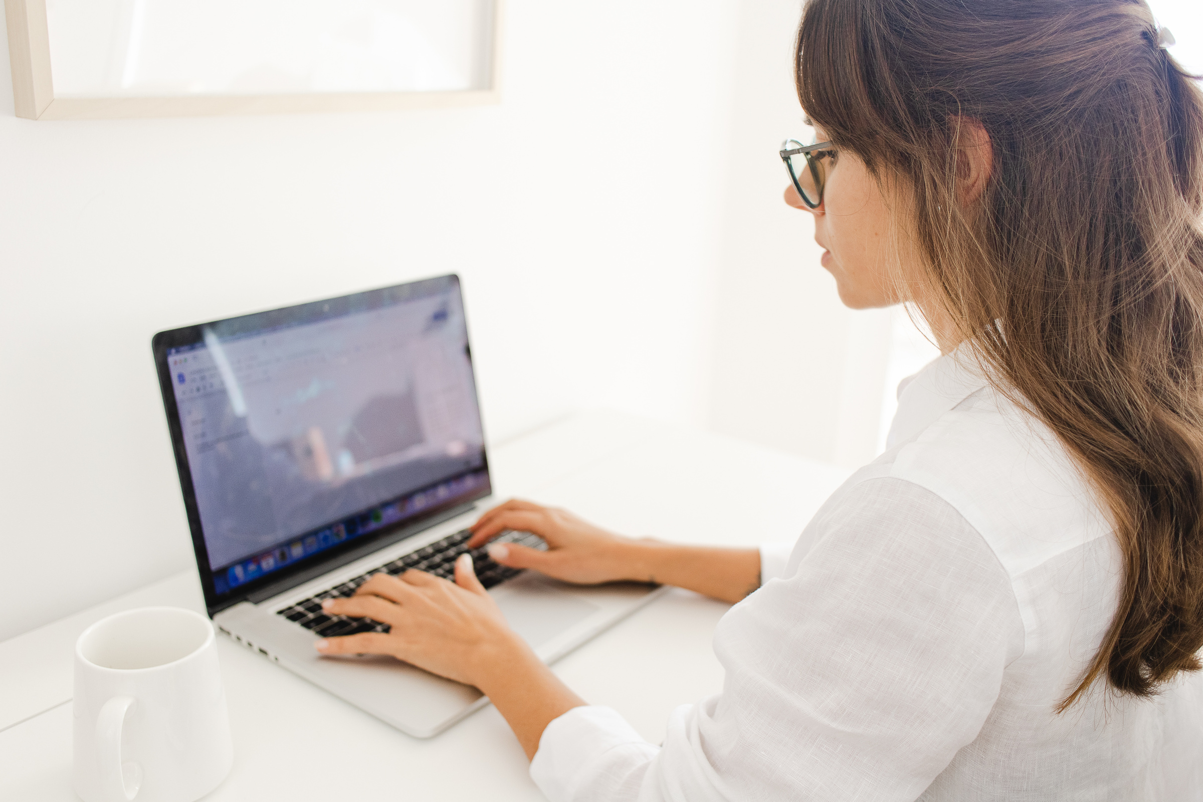 Woman Working from Home 